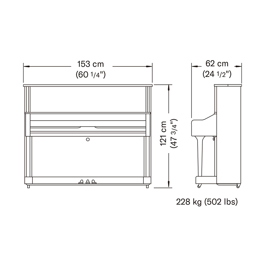 Đàn Piano Yamaha U1M - Ảnh 5