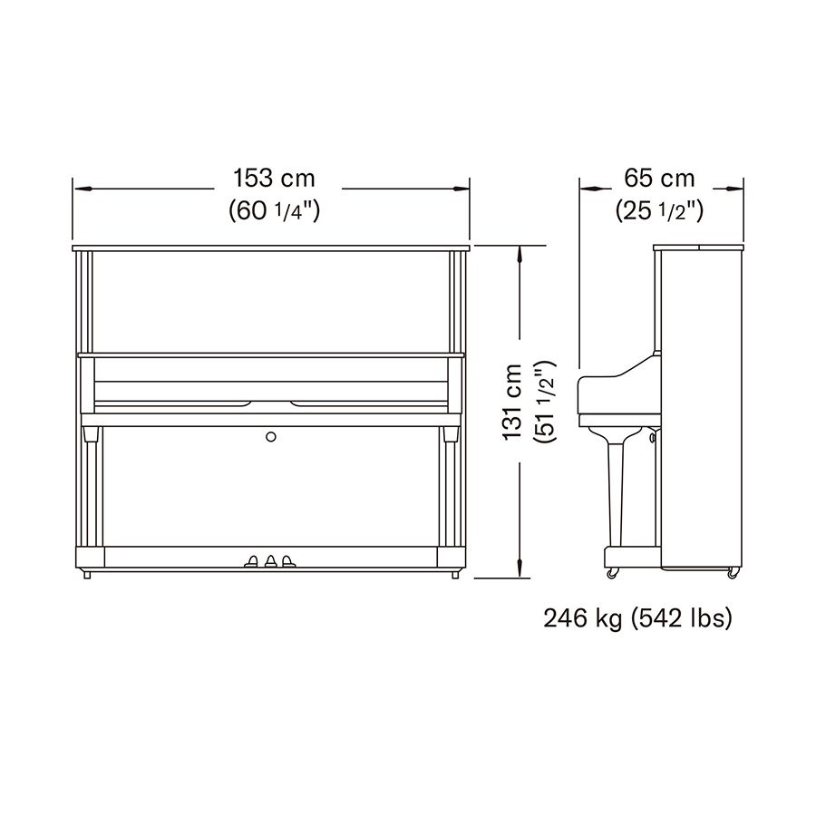 Đàn Piano Yamaha U3A - Ảnh 5